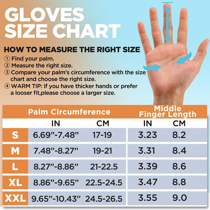 Thermal Touchscreen Ski Gloves