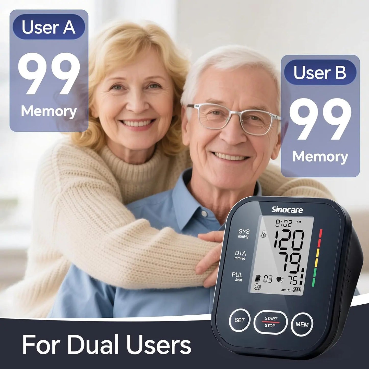 Smart Arm Blood Pressure Monitor